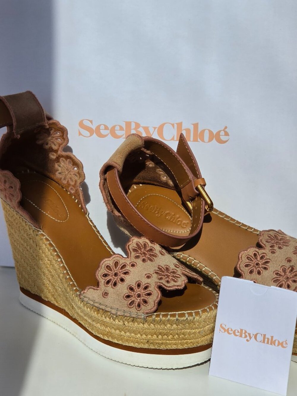 See by Chloé Glyn Wedge Espadrilles - Picture 12 of 14
